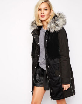 Parka In Cocoon Fit